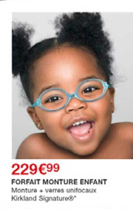 forfait monture enfant