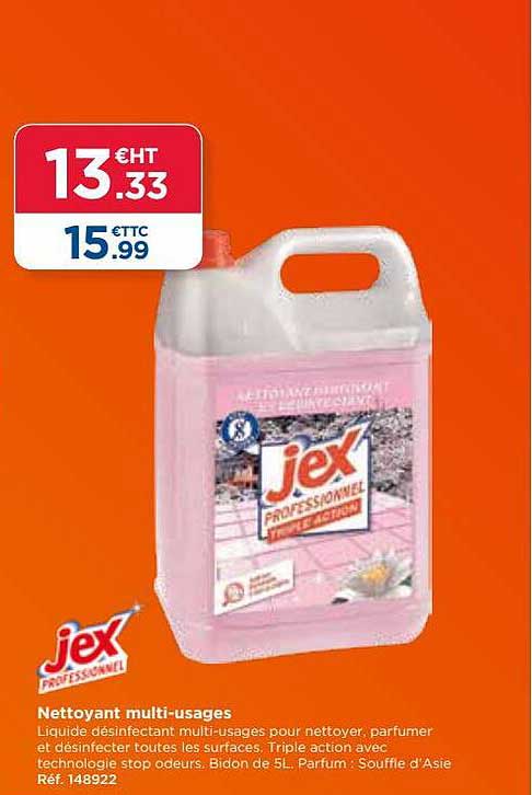 nettoyant multi-usages jex professionnel