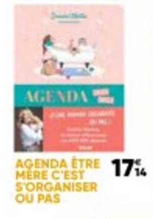 agenda être mère c'est s'organiser ou pas