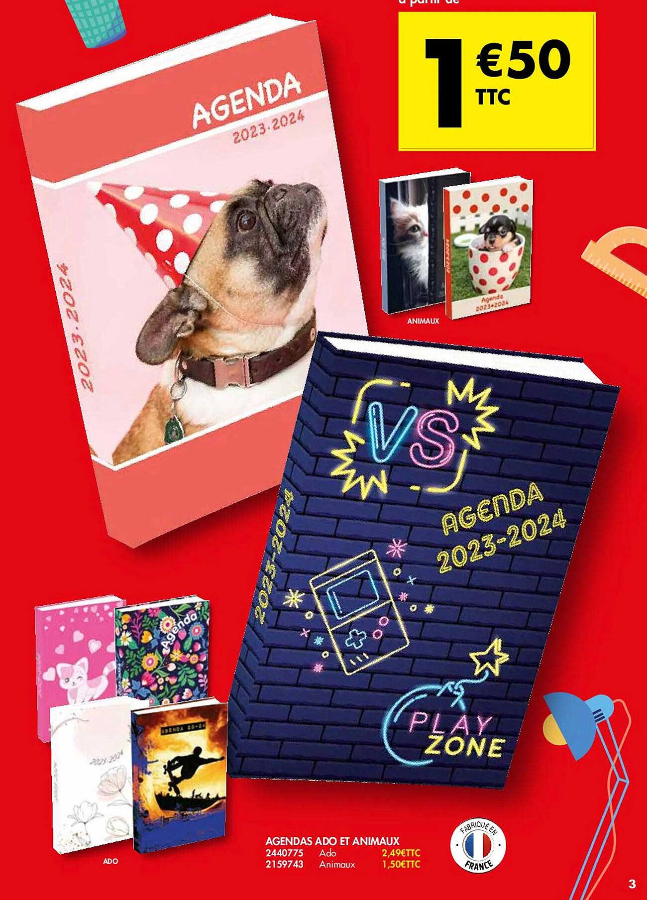 Agendas Ado Et Animaux