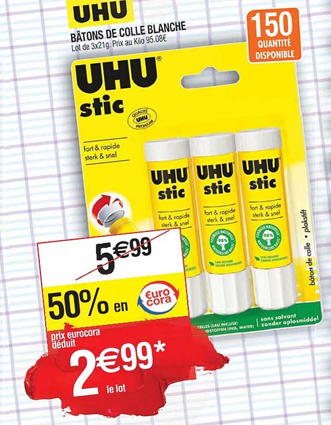 Bâtons De Colle Blanche Uhu