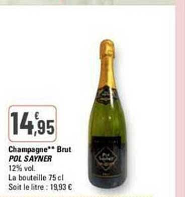 champagne brut pol sayner