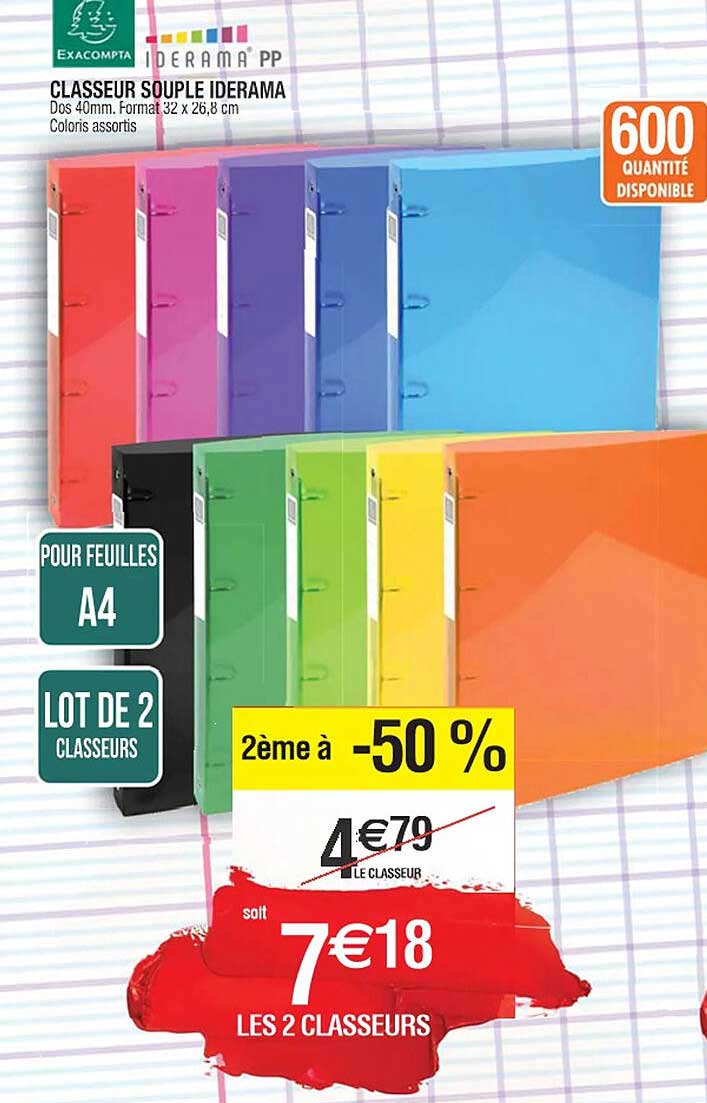 Classeur Souple Iderama Exacompta