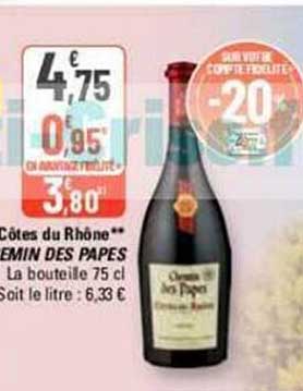 côtes du rhône chemin des papes