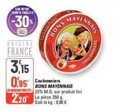 coulommiers bons mayennais
