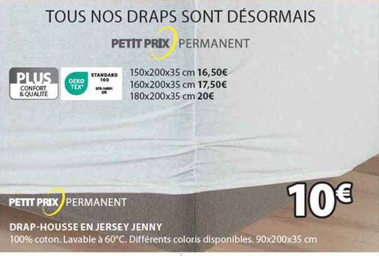 drap-housse en jersey jenny