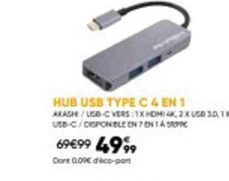 hub usb type c 4 en 1