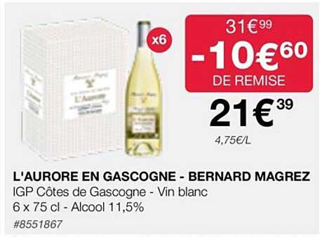 l'aurore en gascogne - bernard magrez