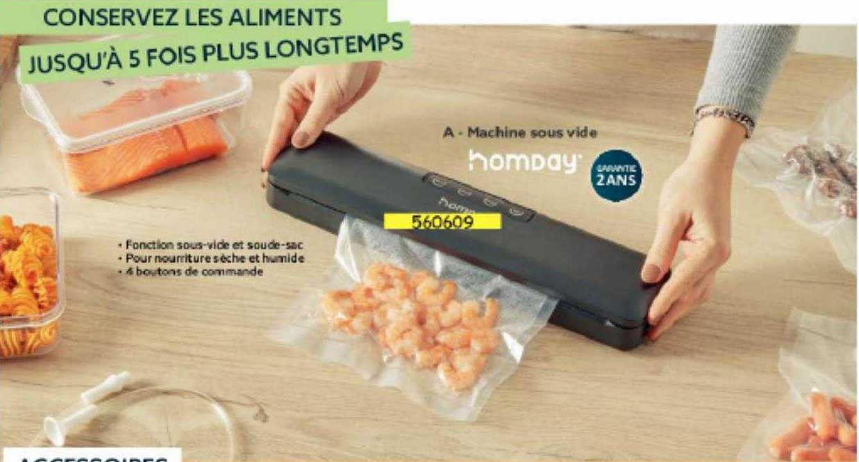 machine sous vide homday