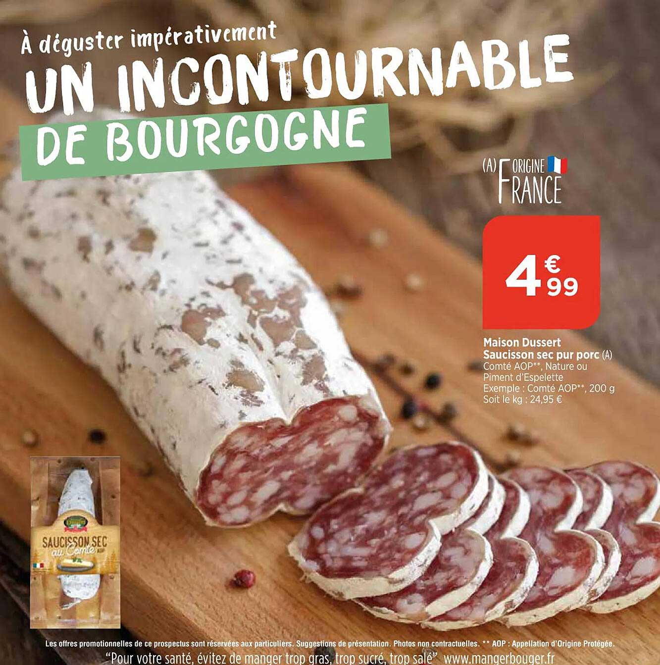 maison dussert saucisson sec pur porc