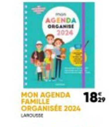 mon agenda famille organisée 2024