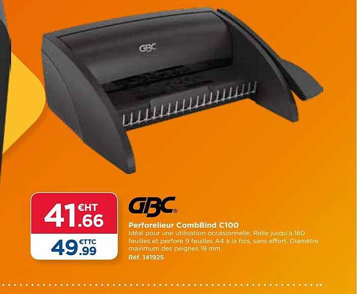 perforelieur combBind c100 gbc