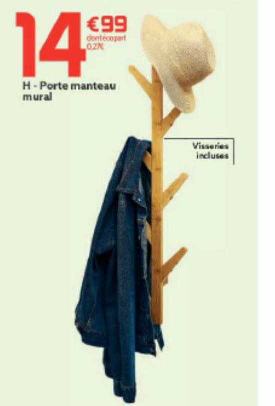Porte Manteau Mural