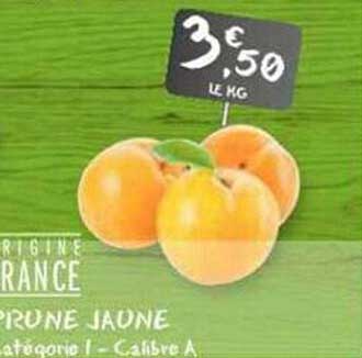 Prune Jaune