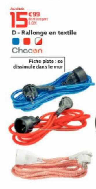 Rallonge En Textille Chacon