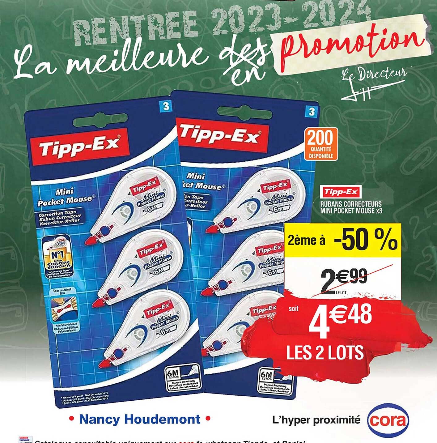 ruban correcteurs mini pocket mouse x3 tipp-Ex