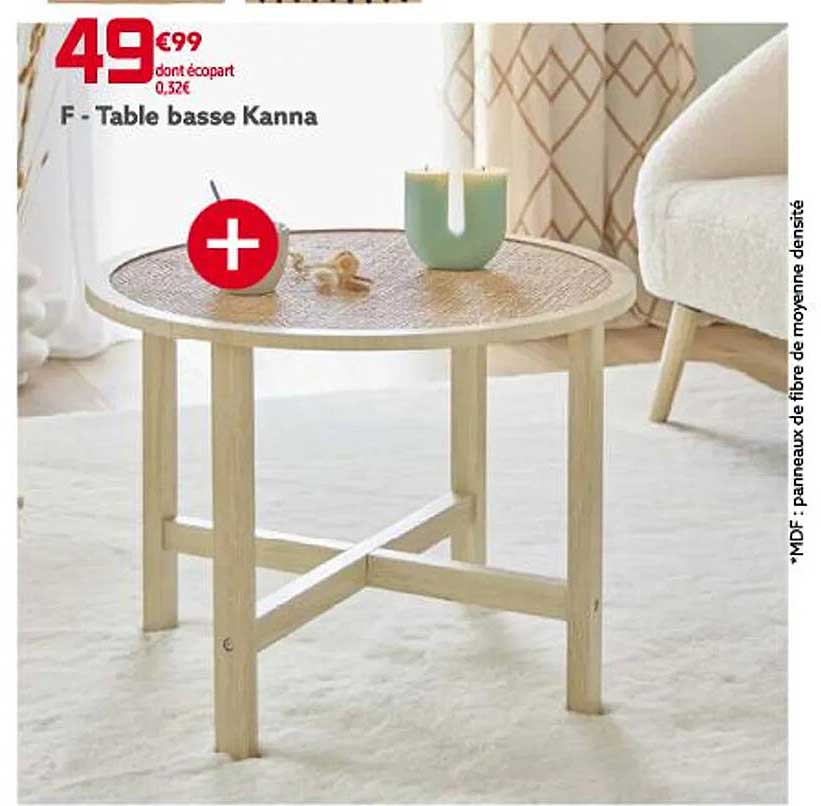 Table Basse Kanna