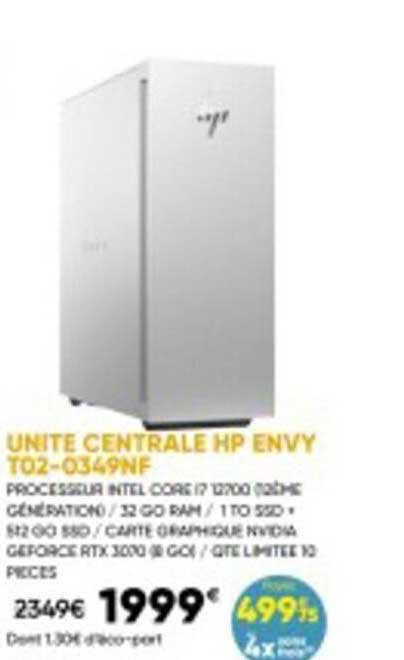 unité centrale hp envy t02-0349nf