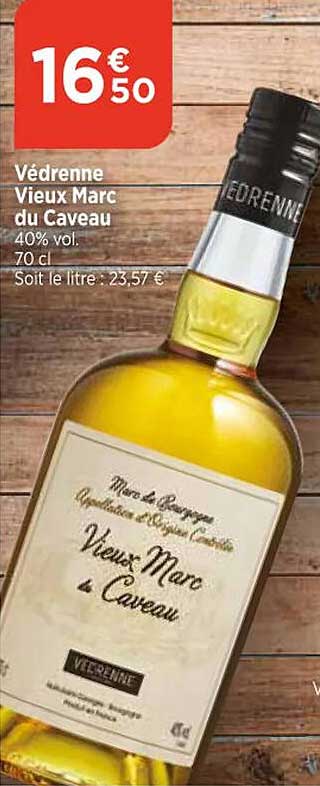 védrenne vieux marc du caveau