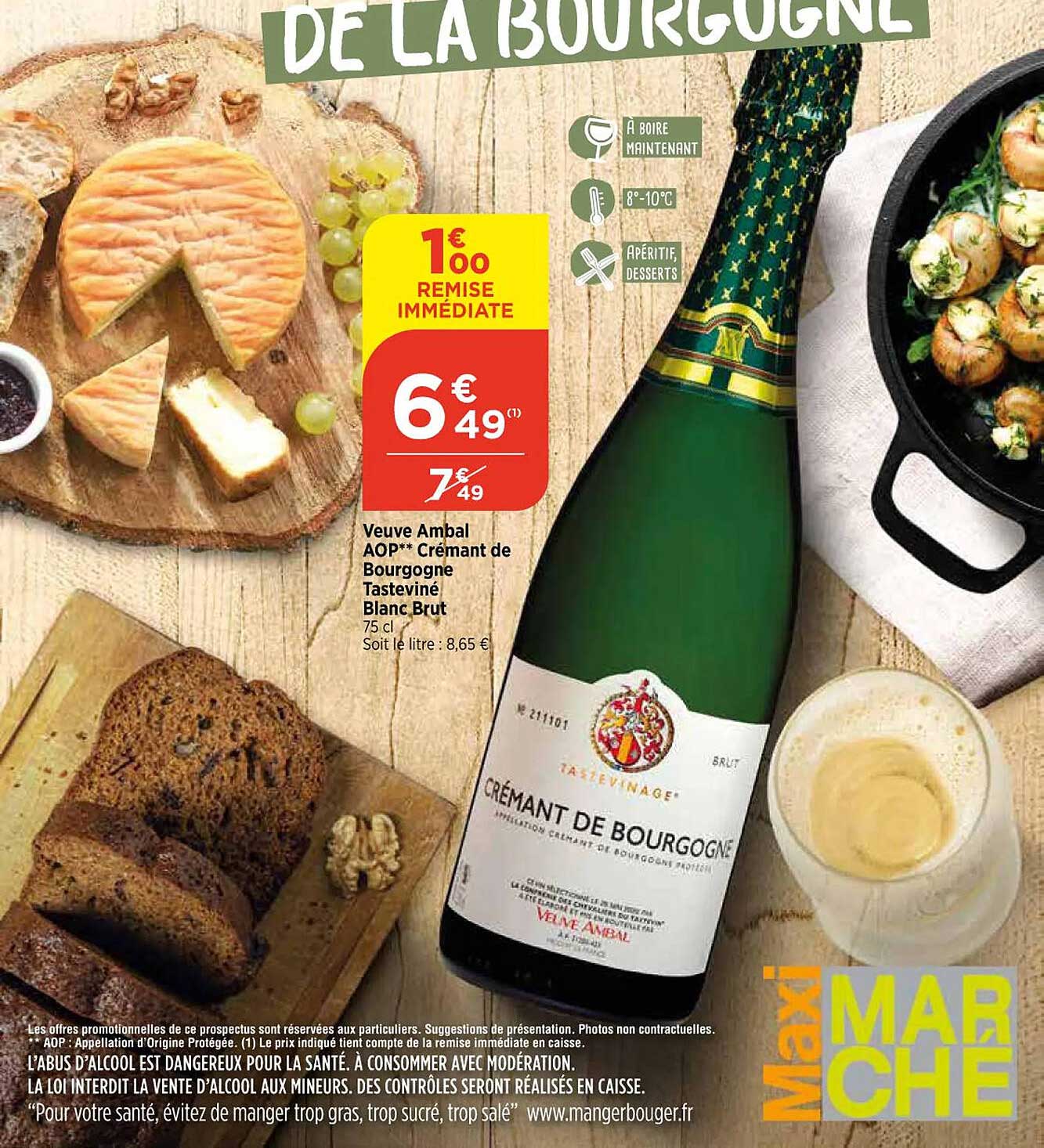 veuve ambal aop crémant de bourgogne tasteviné blanc brut