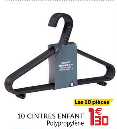 10 Cintres Enfant