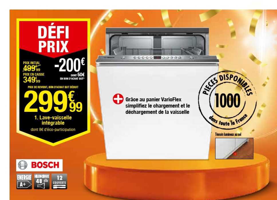 lave vaisselle intégrale bosch