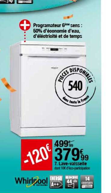 lave vaisselle whirlpool