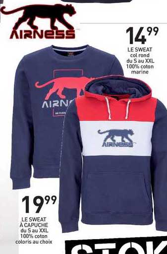 le sweat à capuche le sweat col rond