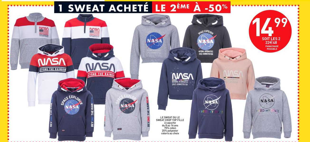 le sweat ou le sweat crop top fille