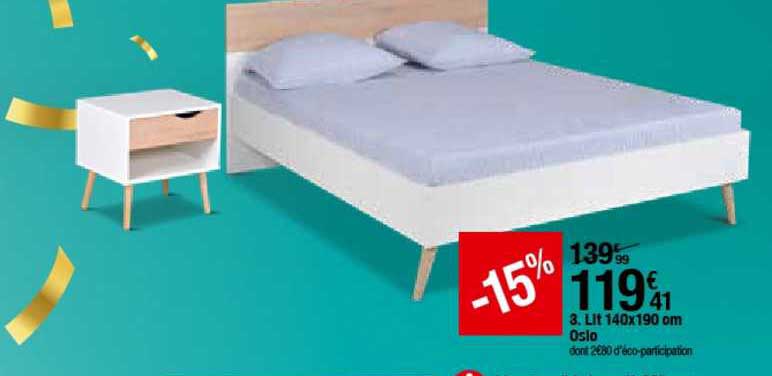 lit 140x190 cm osio