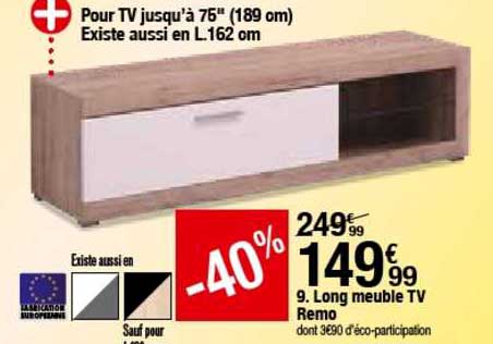 long meuble tv remo