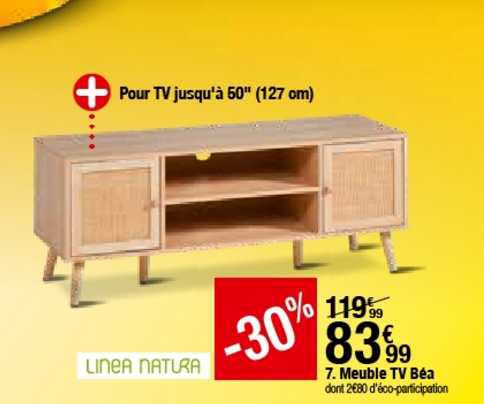 meuble tv béa linea natura