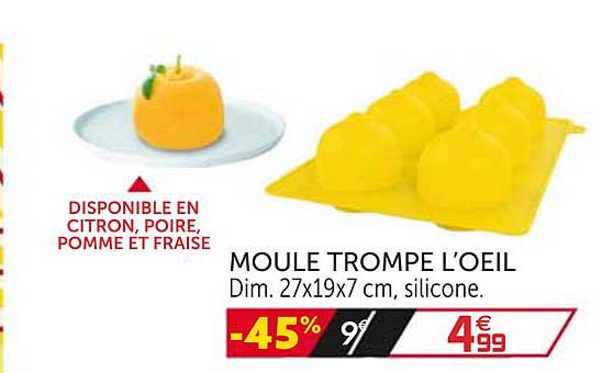 moule trompe l'oeil