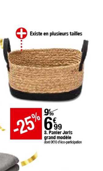 panier joris grand modèle
