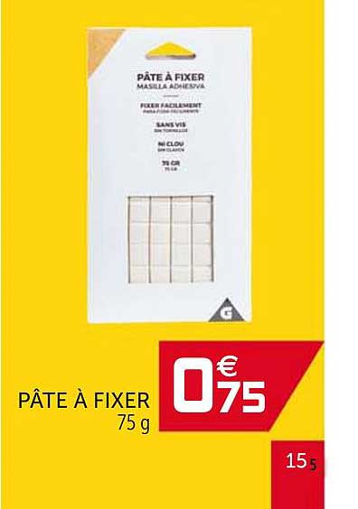 pâte à fixer