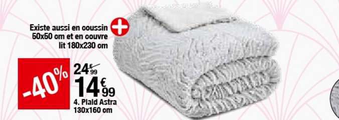 plaid astra 130x160 cm