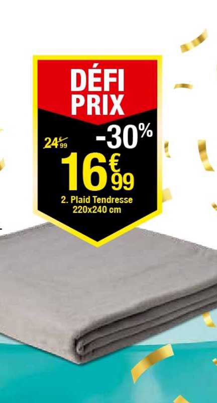 plaid tendresse 220x240 cm