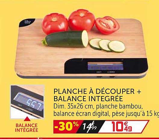 planche à découper balance integrée
