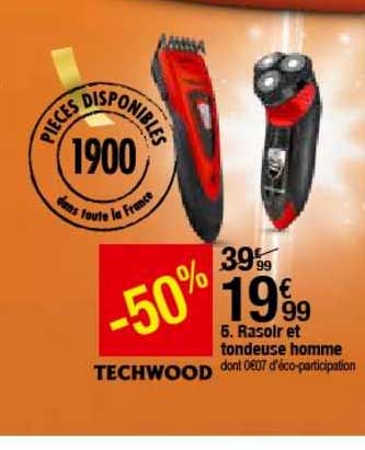 Rasoir Et Tondeuse Homme Techwood