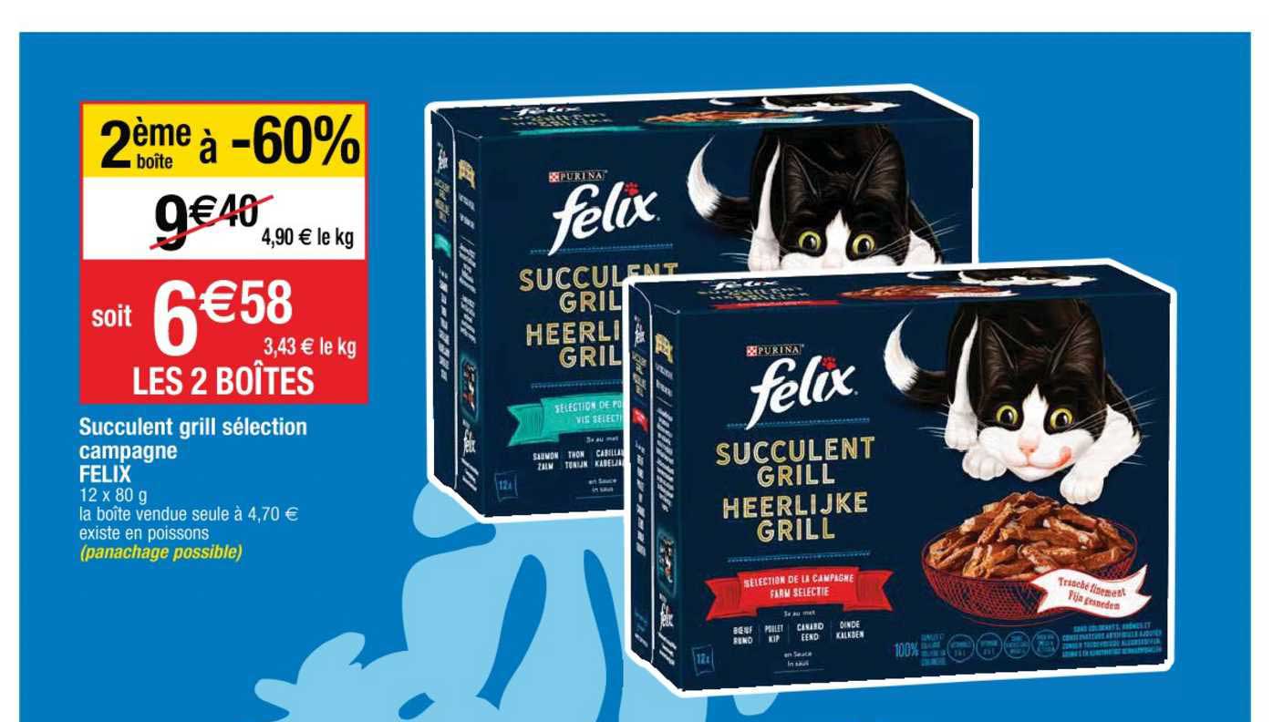 succulent grill sélection campgne felix -2ème boîte à -60%