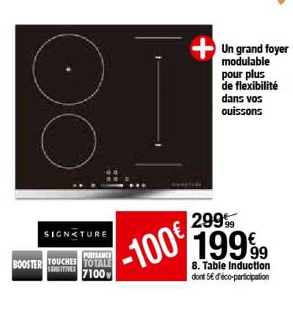 Table Induction Signature