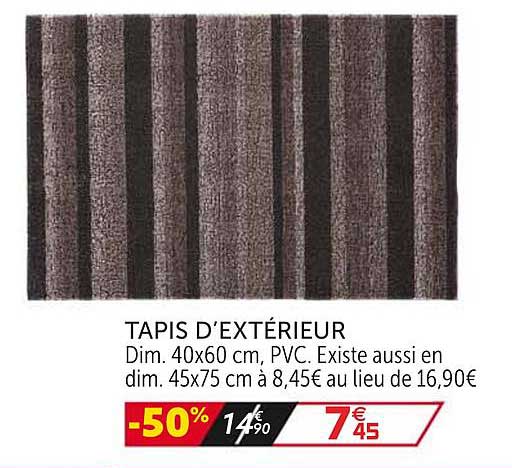 tapis d'extérieur