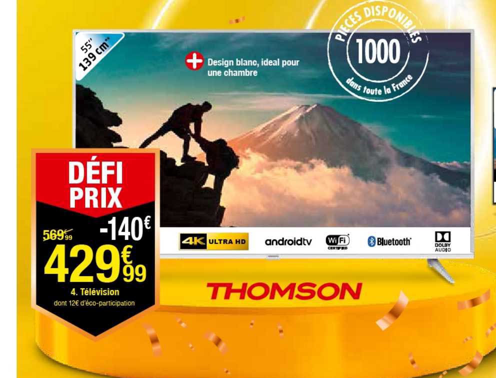 télévision 55'' thomson