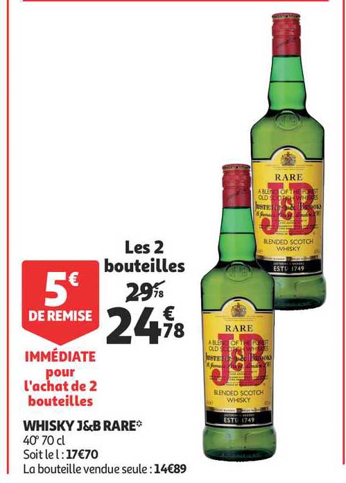 wisky j&b rare
