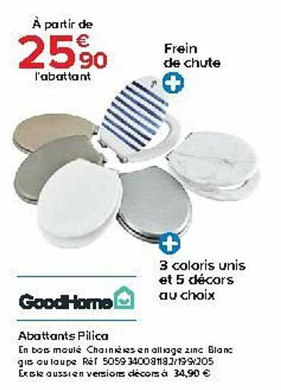 abattants pilica goodhome