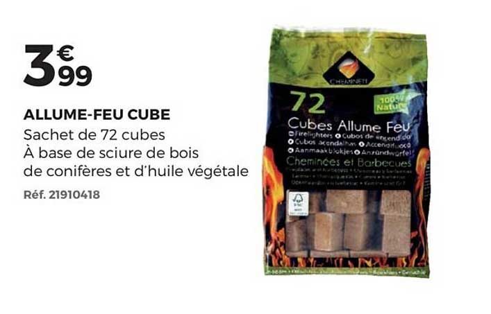 Allume-feu Cube