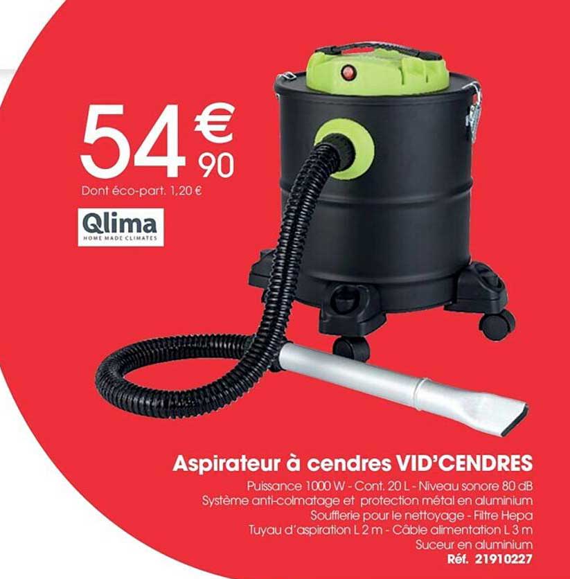aspirateur à cendres vid'cendres