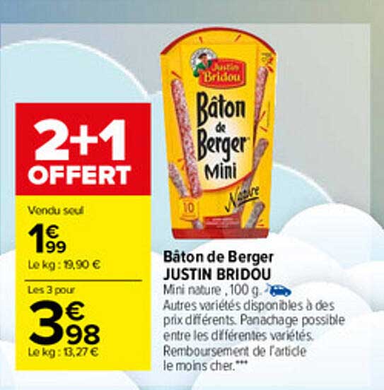 bâton de berger justin bridou