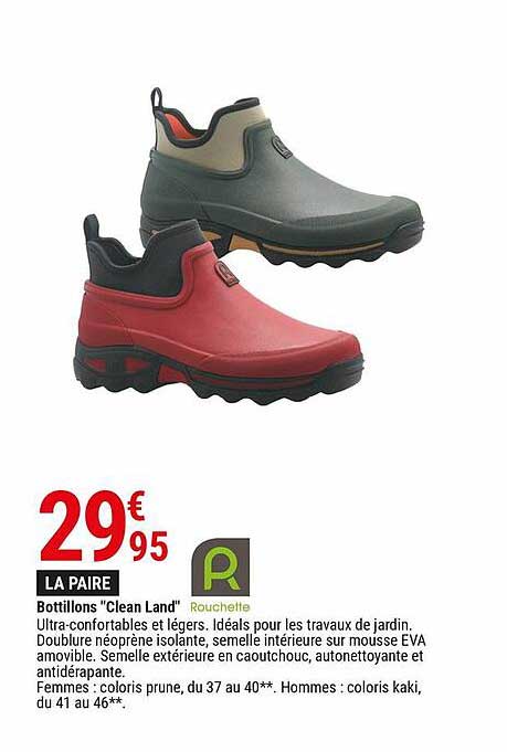 bottillons "clean land"