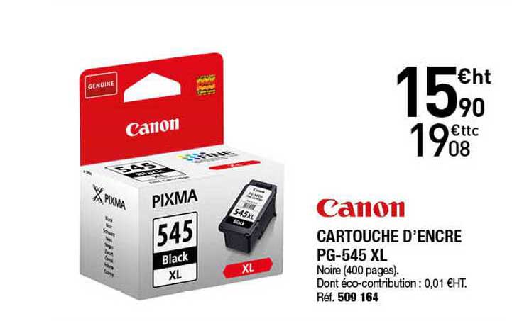 Cartouche D'encre Pg-545 Xl Canon